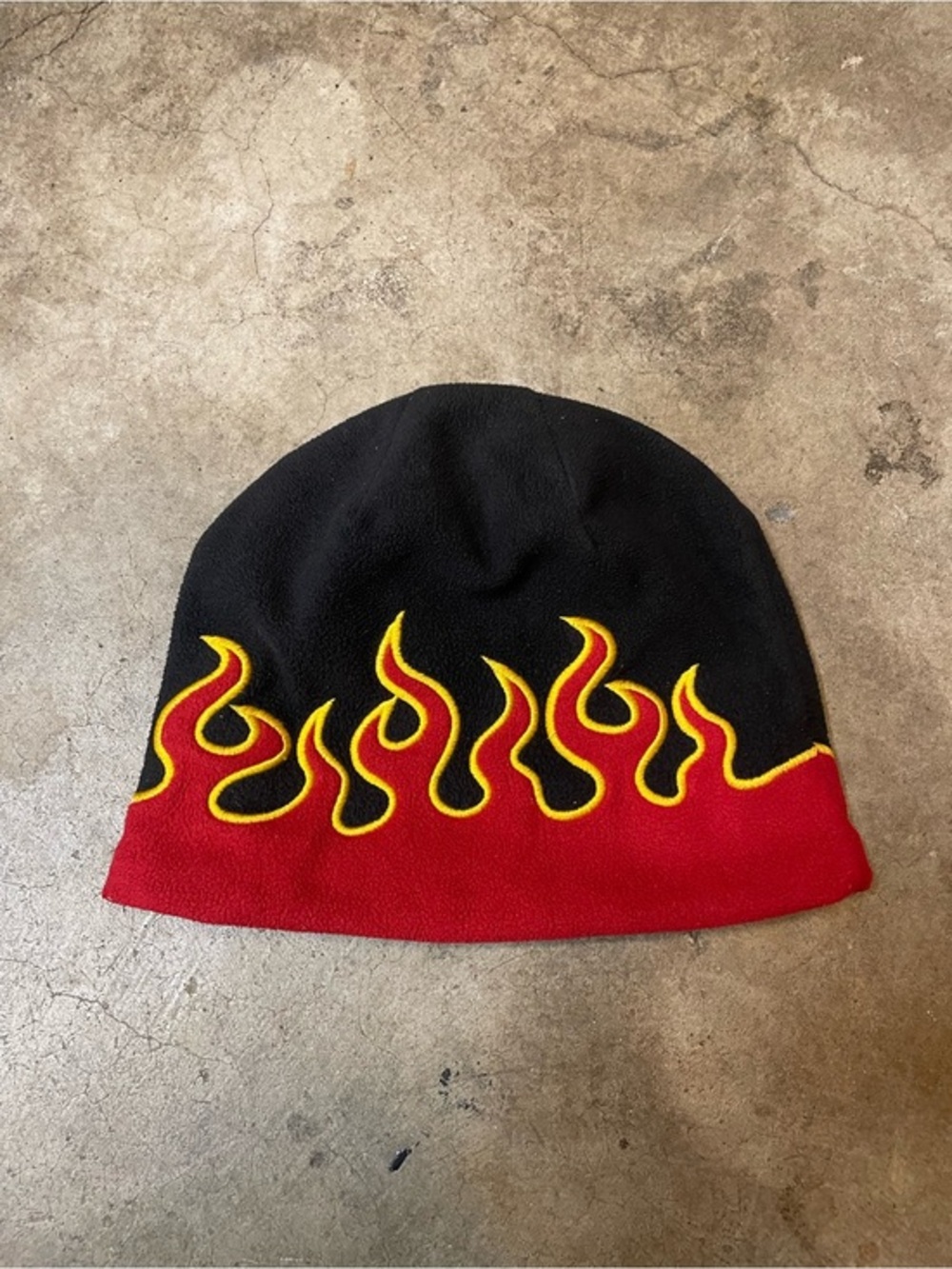 Vintage Flame Fleece Beanie